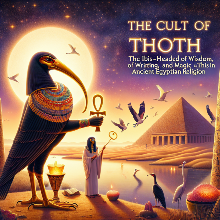 The Cult of Thoth: The Ibis-Headed God of Wisdom, Writing, and Magic in ...