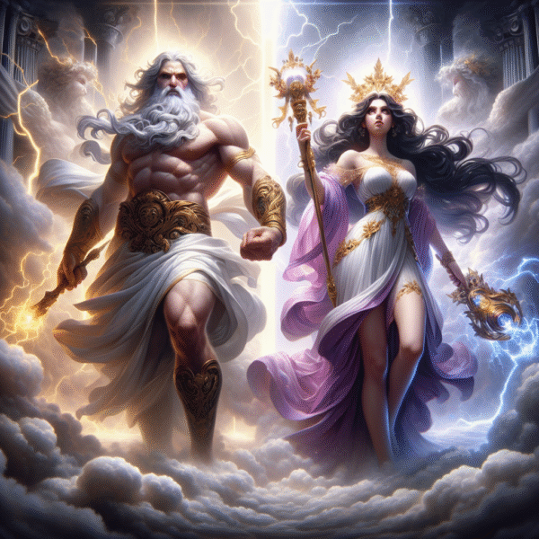 Zeus In Chains Zeus and Hera: Power Struggles in the Divine Realm – Ancient Mythology